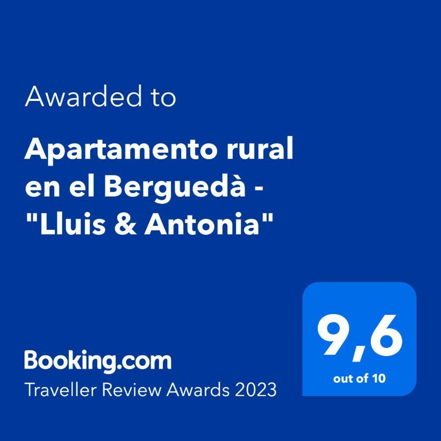Apartamento Rural En El Bergueda "Lluis & Antonia" A Ac Sant Jordi de Cercs Exterior photo